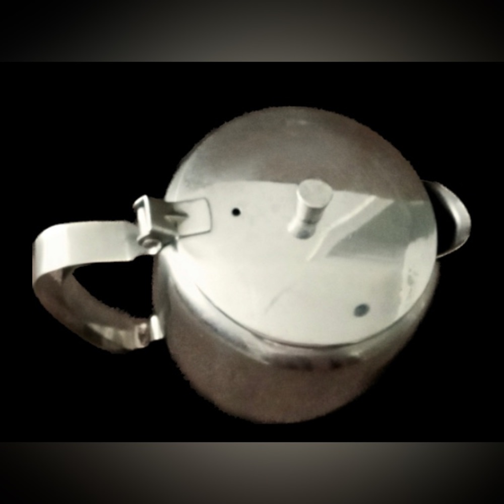 Vintage Stainless Steel Teapot 🫖
